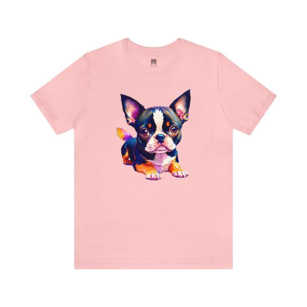 Adorable Boston Terrier Unisex T-shirt - Image 10