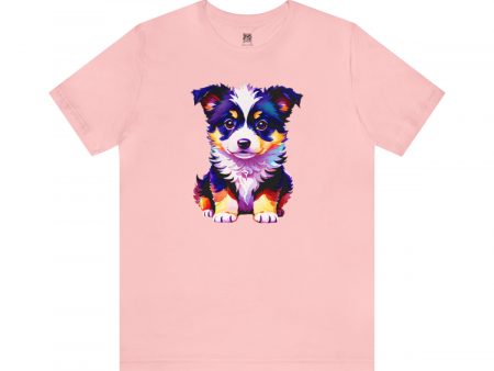 Adorable Border Collie Puppy Unisex T-shirt
