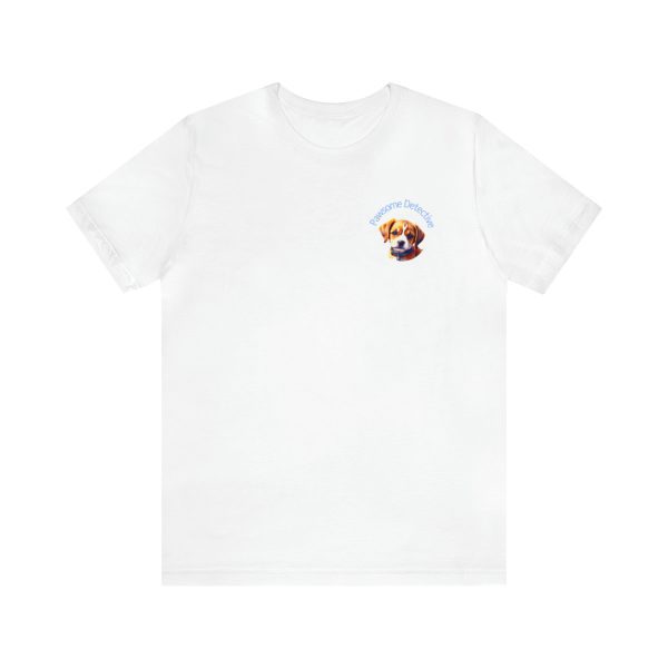 Beagle On The Case: "Pawsome Detective" Men's T-shirt - Image 2