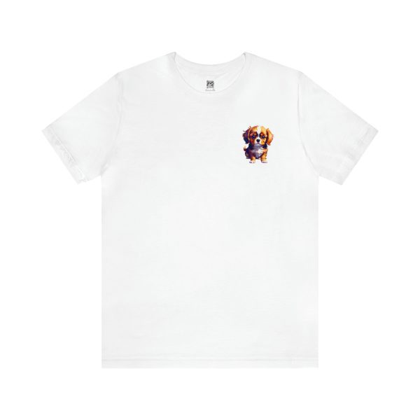 Royal Elegance: The Cavalier King Charles Spaniel's Grace Men's T-shirt - Image 11