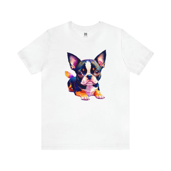 Adorable Boston Terrier Unisex T-shirt - Image 11