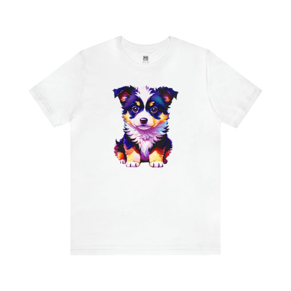 Adorable Border Collie Puppy Unisex T-shirt - Image 11