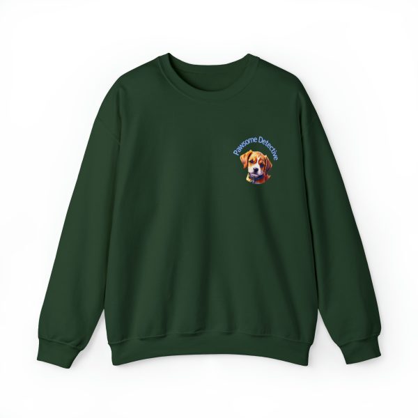 Beagle on The Case: "Pawsome Detective" Unisex Crewneck Sweatshirt - Image 3