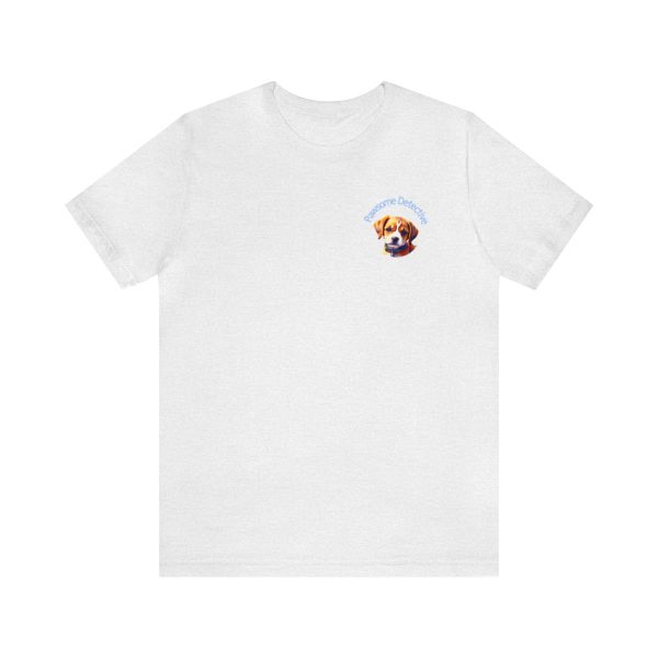 Beagle On The Case: "Pawsome Detective" Men's T-shirt - Image 3