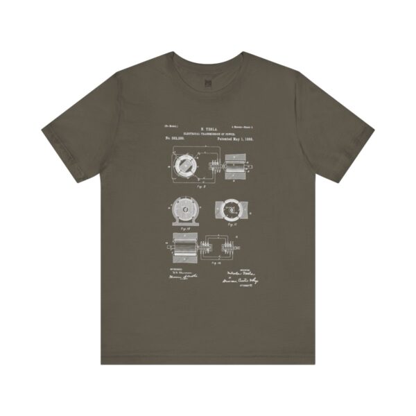 Ingenious Mechanics: Page 2 of Tesla's Polyphase AC Motor Patent Men's T-shirt - Image 10