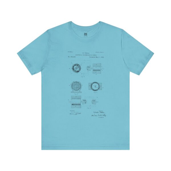 Ingenious Mechanics: Page 2 of Tesla's Polyphase AC Motor Patent Men's T-shirt - Image 9