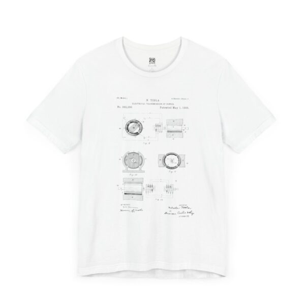 Ingenious Mechanics: Page 2 of Tesla's Polyphase AC Motor Patent Men's T-shirt - Image 20