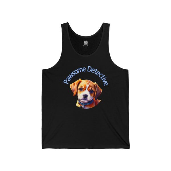 Beagle on The Case: "Pawsome Detective" Unisex Tank - Image 6