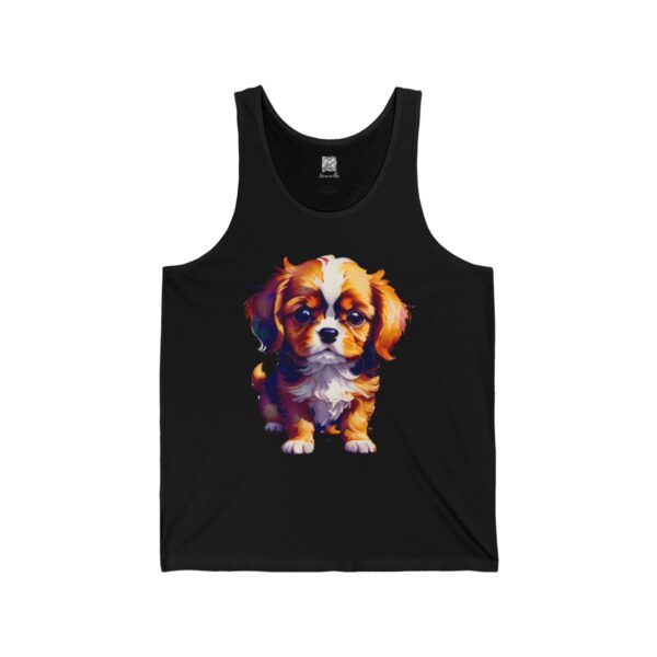 Royal Elegance: The Cavalier King Charles Spaniel's Grace Men's Tank - Image 3