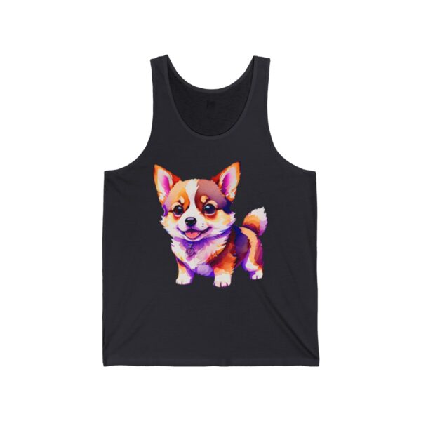 Corgi Majesty: A Regal Celebration of Floppy Ears Men's Tank - Image 3