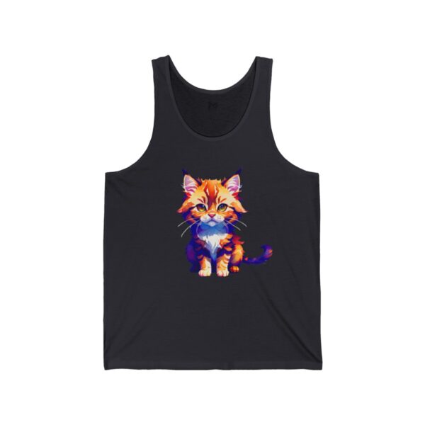 Majestic Feline Majesty: The Maine Coon Splendor Men's Tank - Image 4