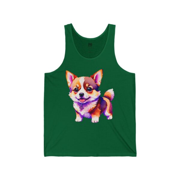 Corgi Majesty: A Regal Celebration of Floppy Ears Men's Tank - Image 4