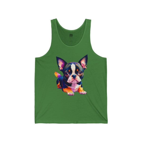 Adorable Boston Terrier Puppy Men's Tank - Image 6