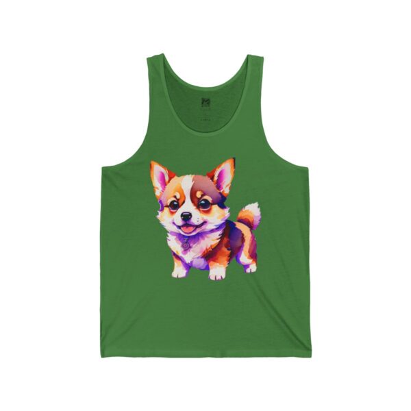 Corgi Majesty: A Regal Celebration of Floppy Ears Men's Tank - Image 5