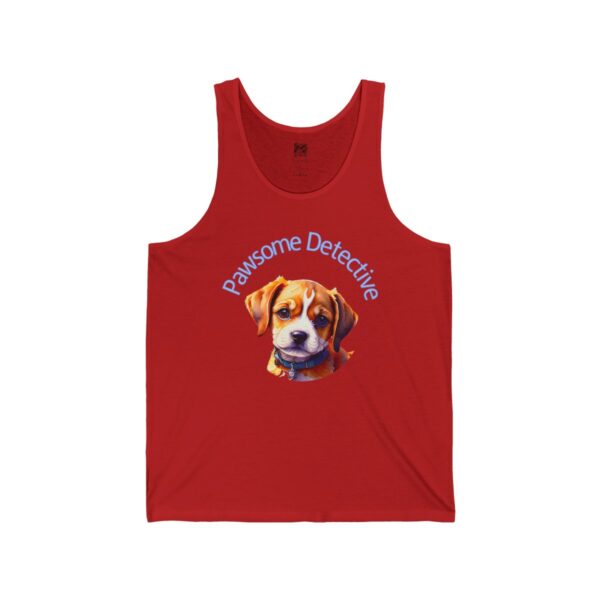 Beagle on The Case: "Pawsome Detective" Unisex Tank - Image 7