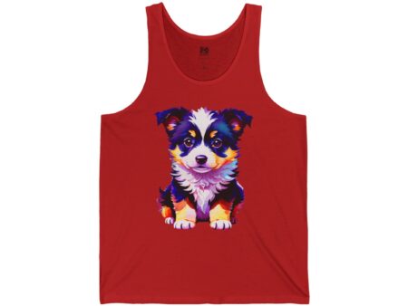 Adorable Border Collie Puppy Men's Tank