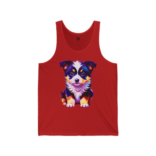 Adorable Border Collie Puppy Men's Tank