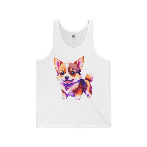 Corgi Majesty: A Regal Celebration of Floppy Ears Men's Tank - Image 9