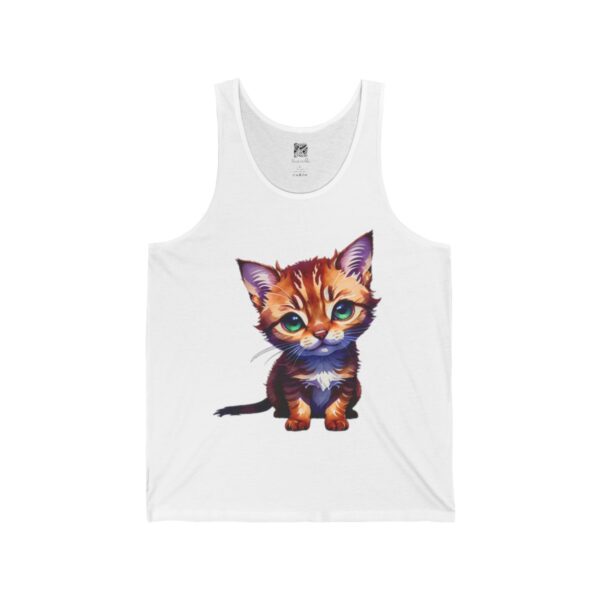 Cute Abyssinian Kitten Men's Tank - Image 3