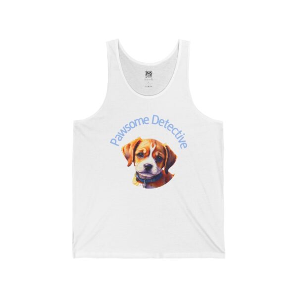 Beagle on The Case: "Pawsome Detective" Unisex Tank - Image 9