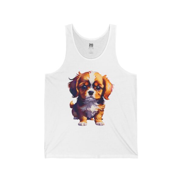 Royal Elegance: The Cavalier King Charles Spaniel's Grace Men's Tank - Image 2