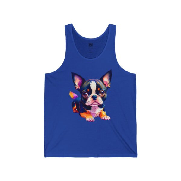 Adorable Boston Terrier Puppy Men's Tank - Image 9