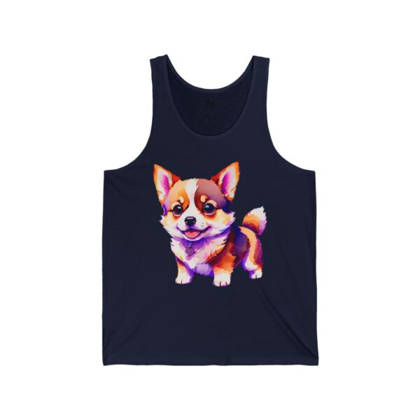 Corgi Majesty: A Regal Celebration of Floppy Ears Men's Tank - Image 6