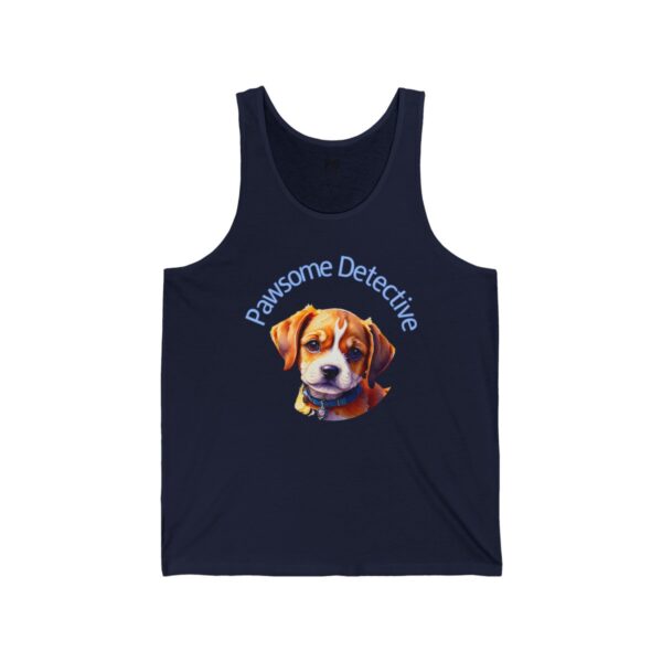 Beagle on The Case: "Pawsome Detective" Unisex Tank