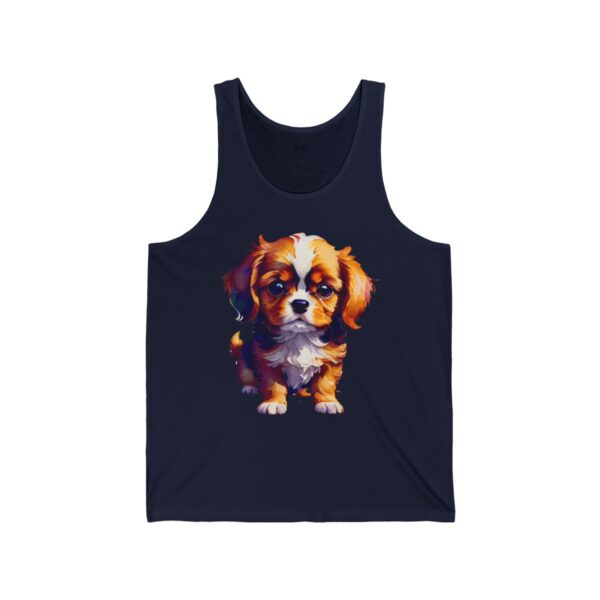 Royal Elegance: The Cavalier King Charles Spaniel's Grace Men's Tank - Image 8