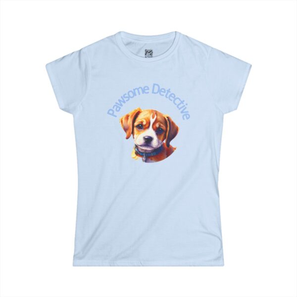 Beagle On The Case: "Pawsome Detective" Women's Semi-fitted T-shirt - Image 7