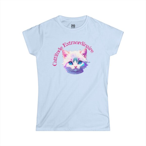 Elegant Ragdoll Serenity: "Cuteness Extraordinaire" Women's Semi-fitted T-shirt - Image 10