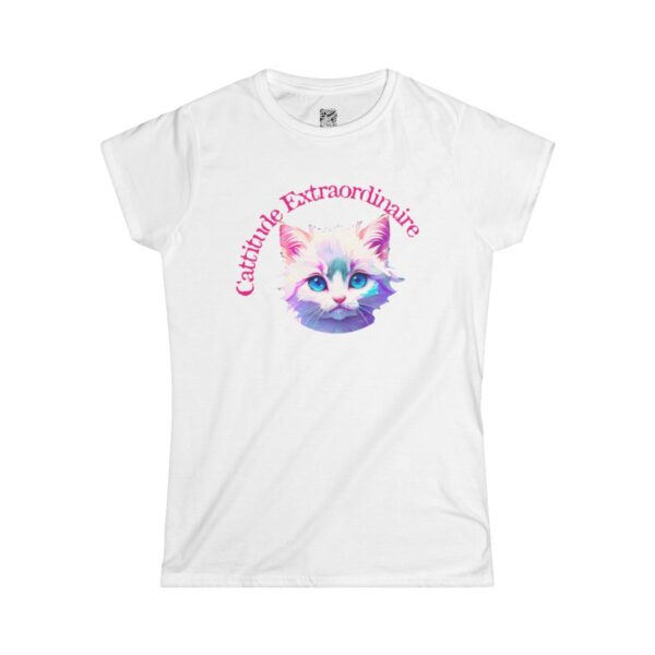 Elegant Ragdoll Serenity: "Cuteness Extraordinaire" Women's Semi-fitted T-shirt